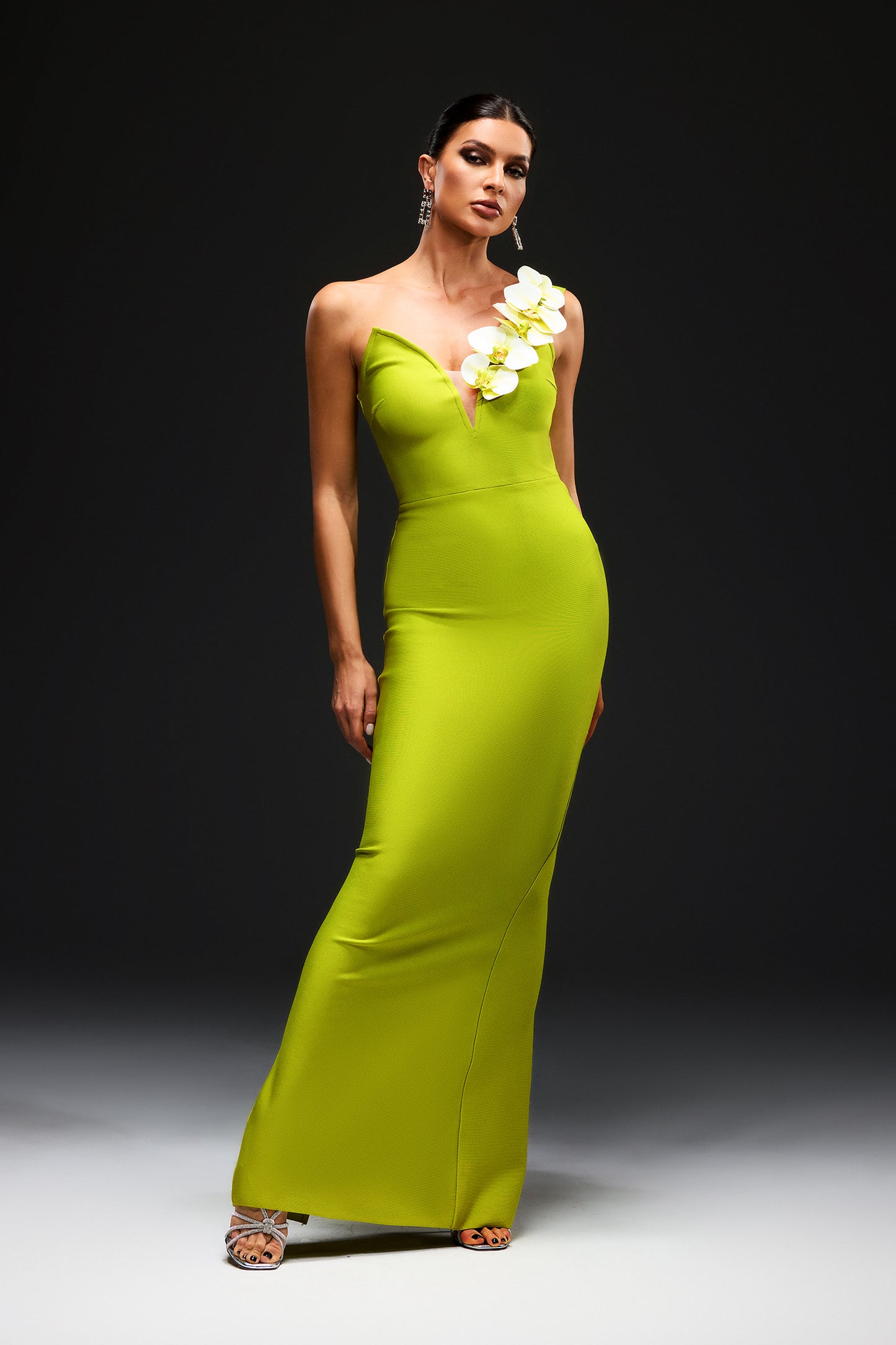 Alyia Strapless Elegant Maxi Dress