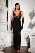 MARIAN GORGEOUS DEEP V NECK MAXI DRESS (Copy) Aclosy