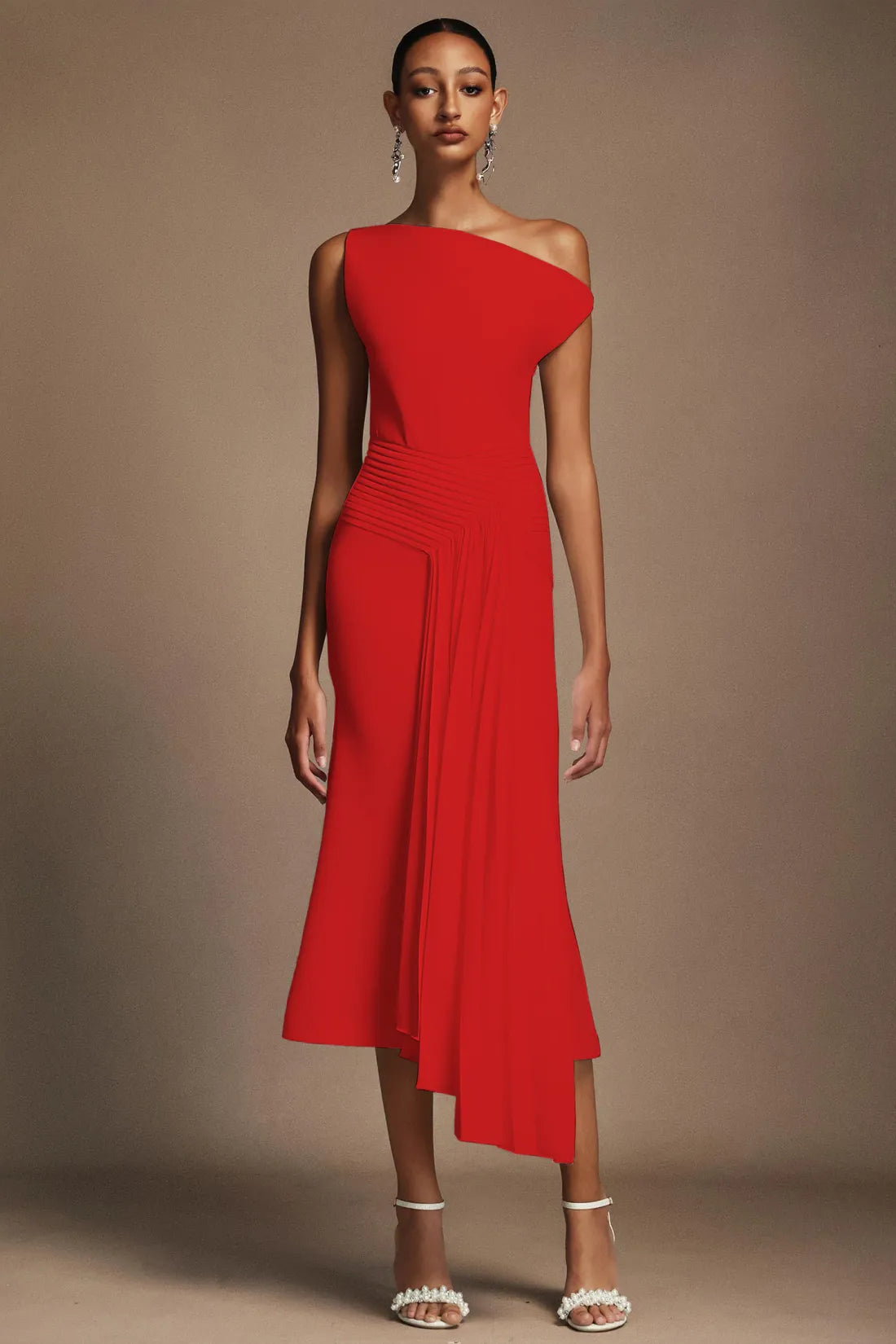 Jekia One shoulder Maxi Dress