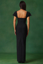 Allure Diamond Maxi Red Dress