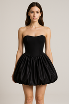 Elegant High-End Pettiskirt Flair Pumpkin Puff Dress
