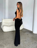 CHIC BACKLESS MAXI DRESS (Copy) Aclosy