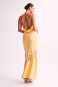 Women's Fashion Halter Backless One Shoulder Dress Aclosy