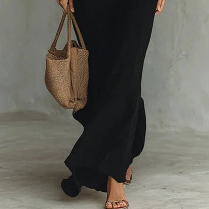 Women Long Sleeve Ruched Elegant Maxi Dress Button Down Shirt Long Dress With Belts Aclosy
