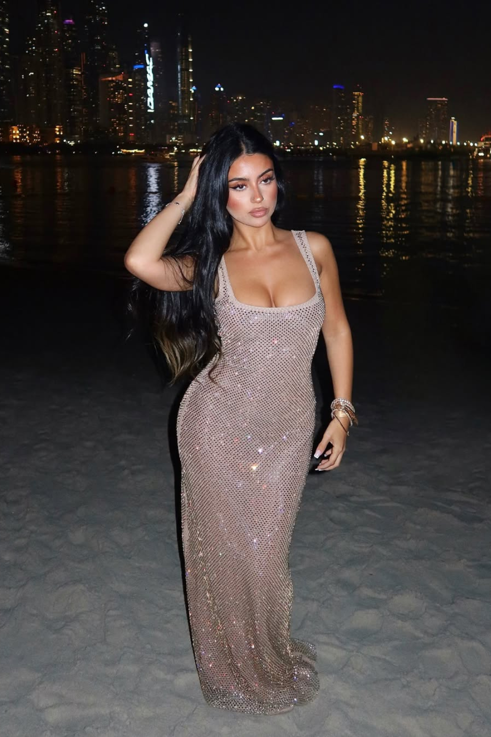 ALLURE SPARKLE MAXI DRESS