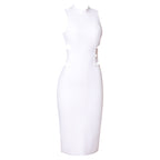 Elegant Slim-fit Sheath High Waist Pencil Skirt aclosy