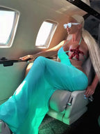 Back Strap Chest Wrap Shell Diamond Solid Color Dress Aclosy