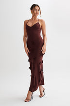 Leliya Backless Knit Elegant Dress aclosy