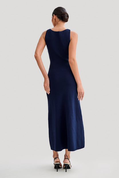 Sakyer Buttoned Elegant Maxi Dress