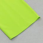 Sling Green Bandage One-piece Dress Women