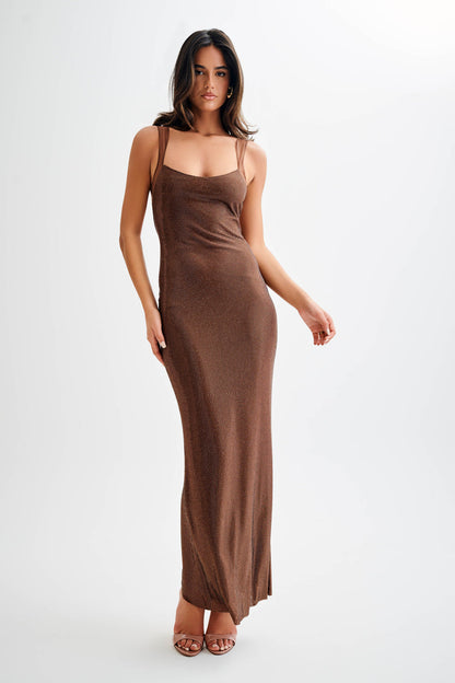 ALEINA BACKLESS MAXI DRESS