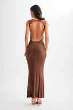 ALEINA BACKLESS MAXI DRESS