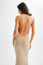 ALEINA BACKLESS MAXI DRESS