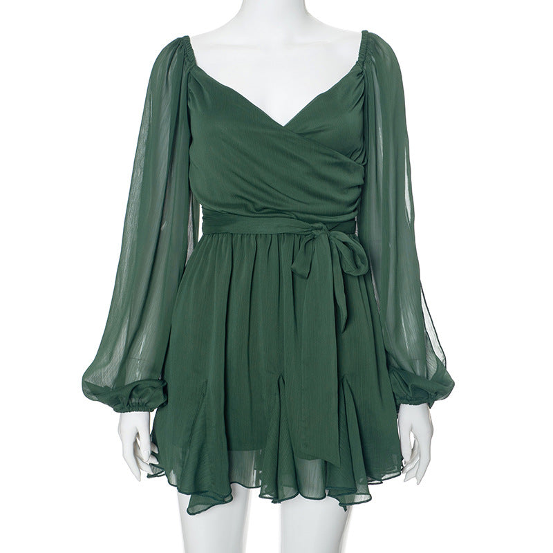 Allure Ruffle Mini Dress