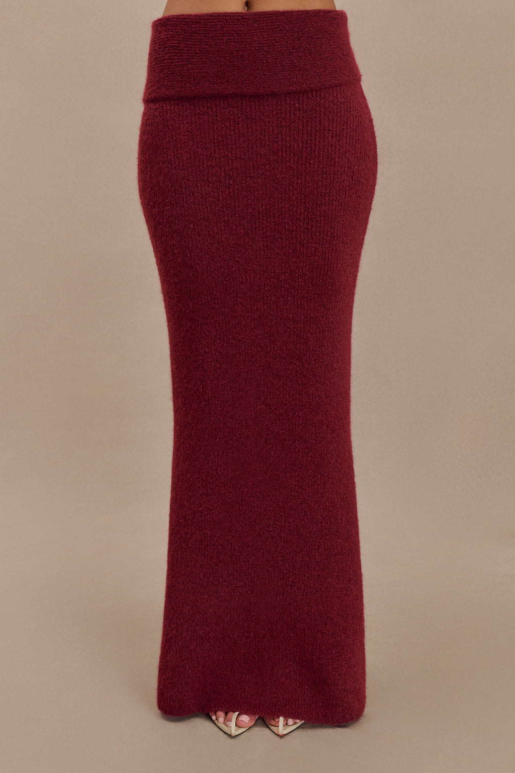 Athena Elegant Burgundy Dress-Set