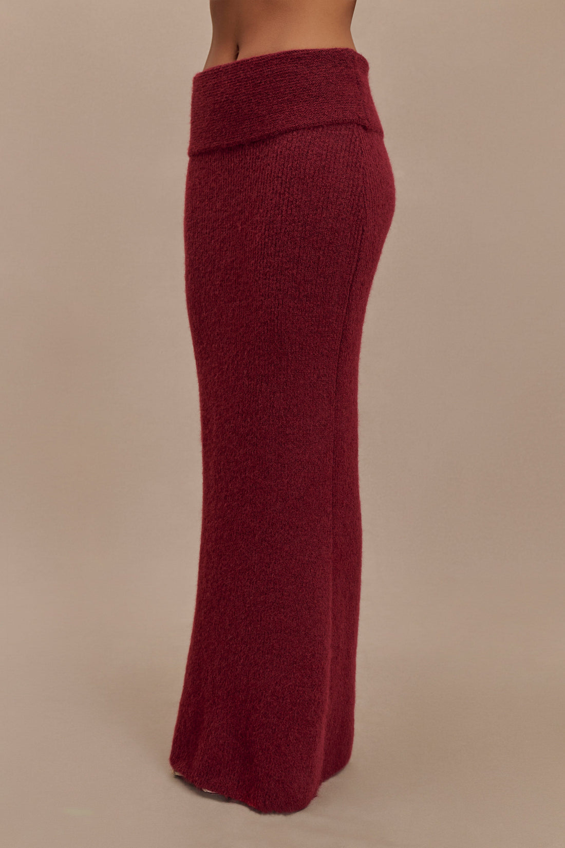 Athena Elegant Burgundy Dress-Set