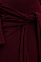 Charmora Off Shoulder Tie Maxi Dress