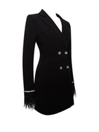 ELERKA MINI FUR SLEEVED BLAZER