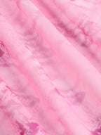 2023 New Ins Fashion Women's Strappy Lace V-neck Top  Chiffon Printed Dress Suit aclosy