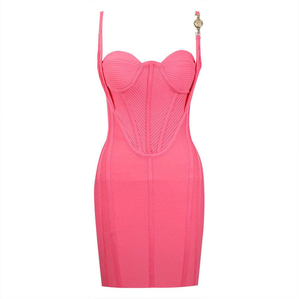 Tight Pure Desire Bandage Dress aclosy