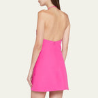 Halter Backless Tight Short Dress Women Aclosy