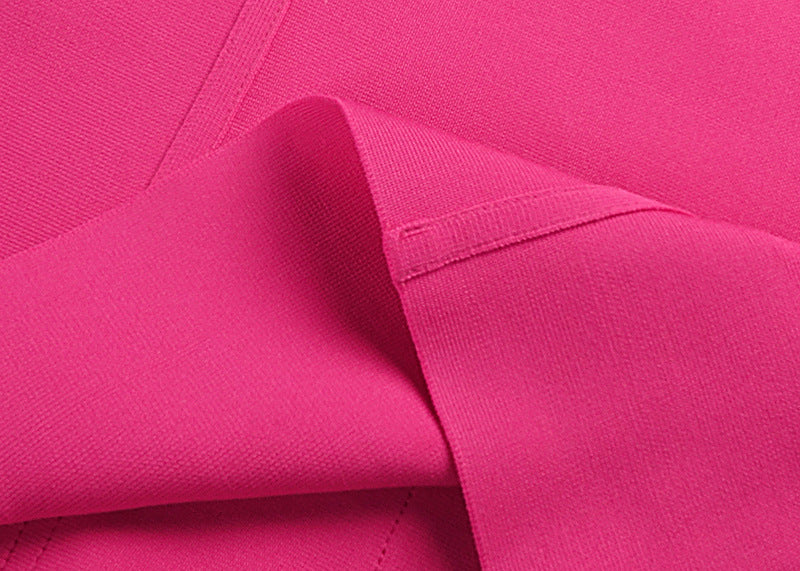 Women's Banquet Short Dress With Open Back And Waist Aclosy