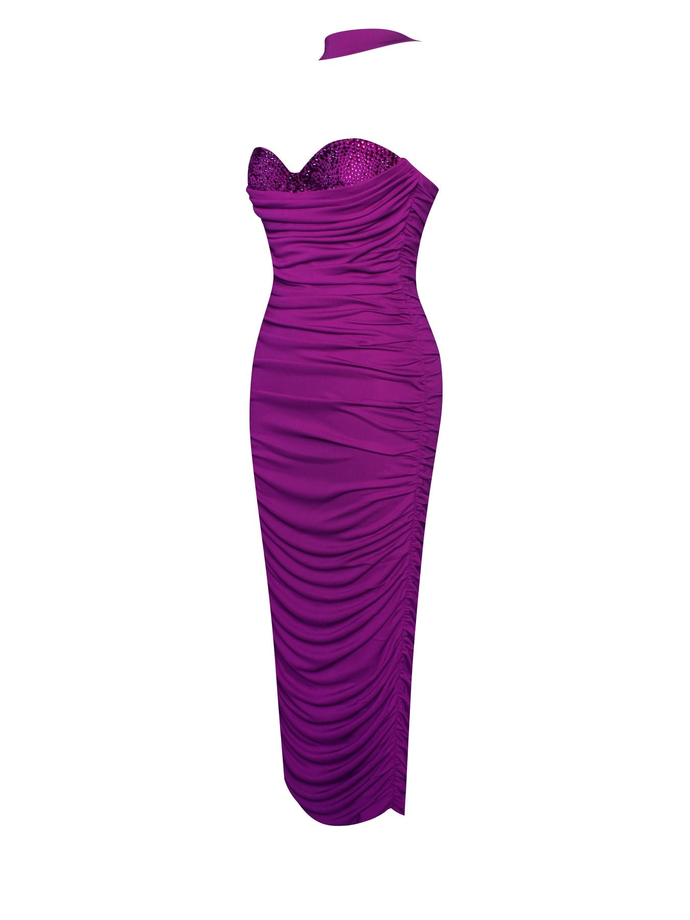 New Fashion Temperament Mesh Stitching Bandage Suspender Dress aclosy