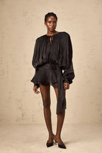 LARA RUFFLE MINI DRESS