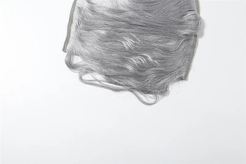 Elika Silver Backless Party Mini Dress