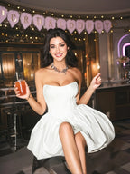 Elegant High-End Pettiskirt Flair Pumpkin Puff Dress