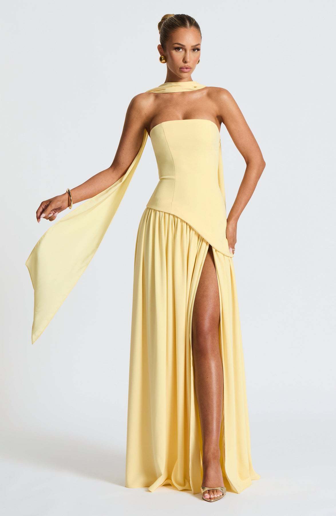 Malana Off shoulder Maxi Dress