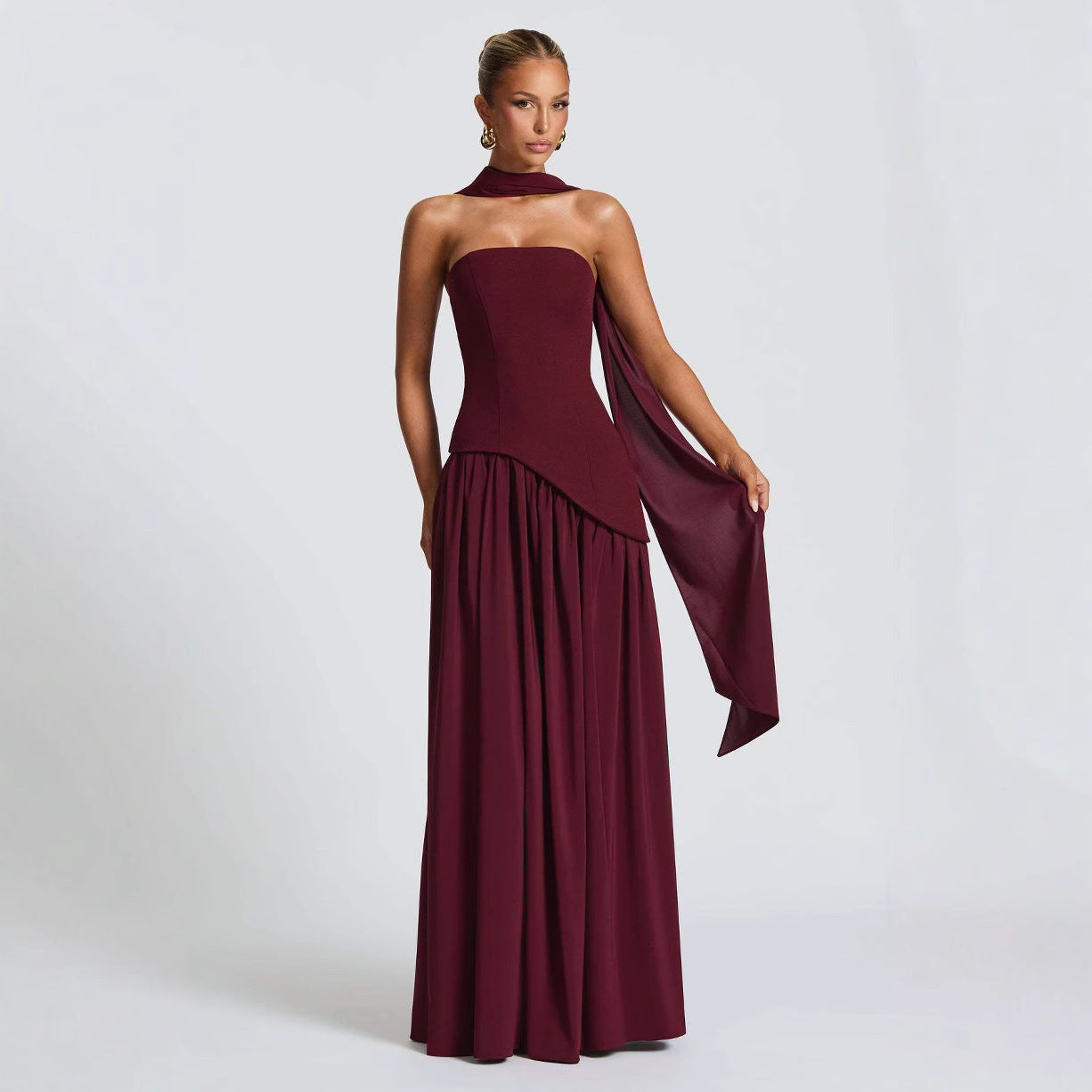 Malana Off shoulder Maxi Dress