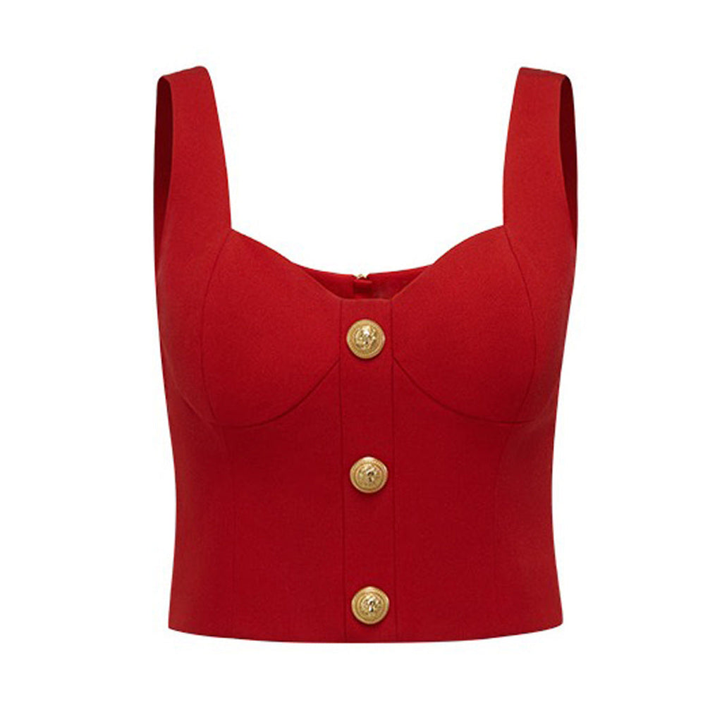 Elegant And Sexy Sleeveless Short Vest Corset Skirt #aclosyESL
