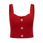 Elegant And Sexy Sleeveless Short Vest Corset Skirt #aclosyESL