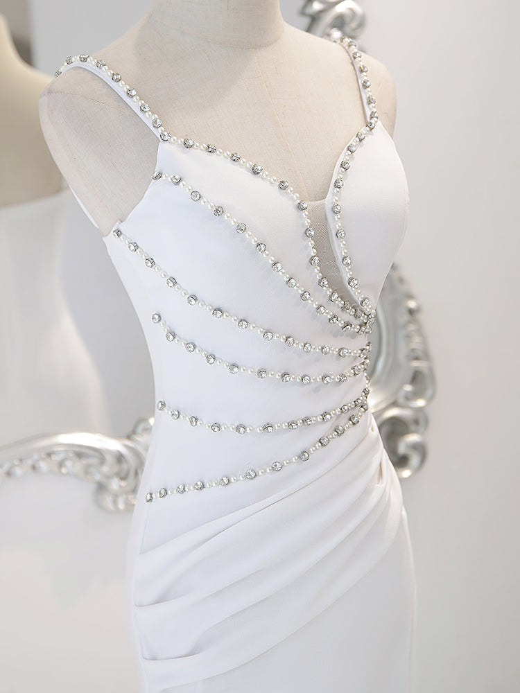Celebrity Light Luxury Niche High-end Fishtail Dress Host aclosy