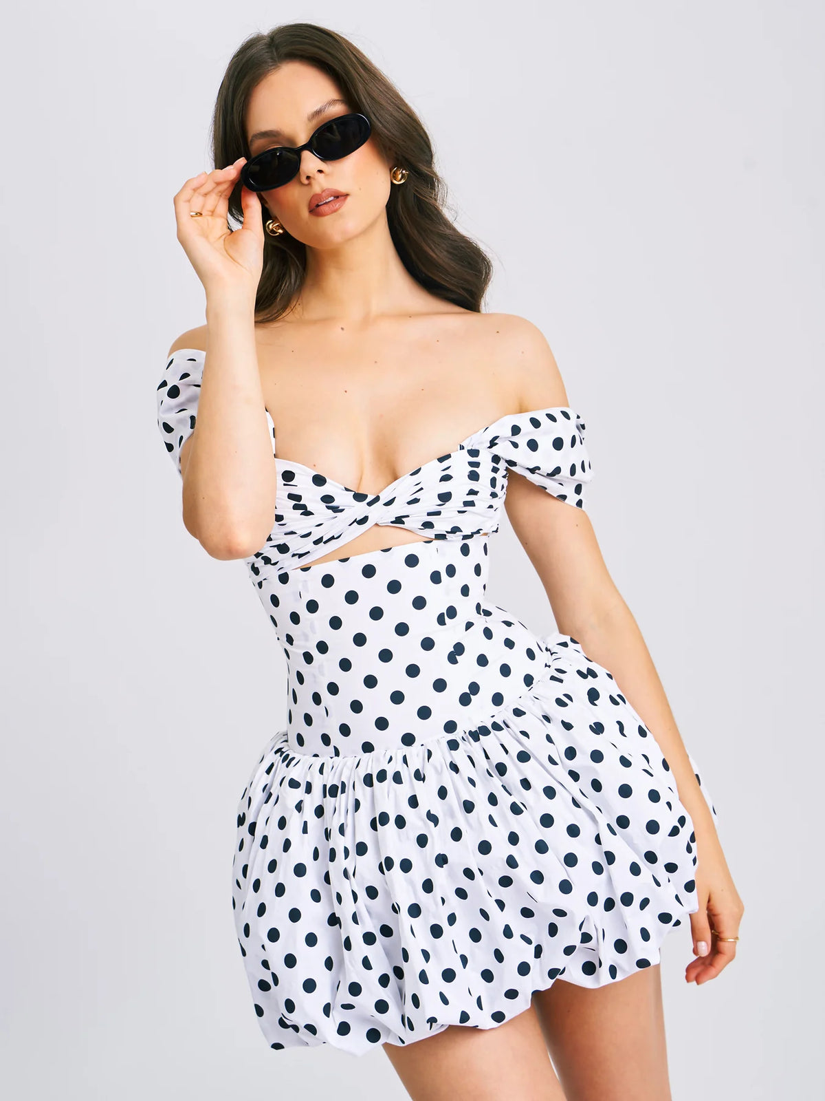 Chic Off-shoulder Cutout Elegant Dress