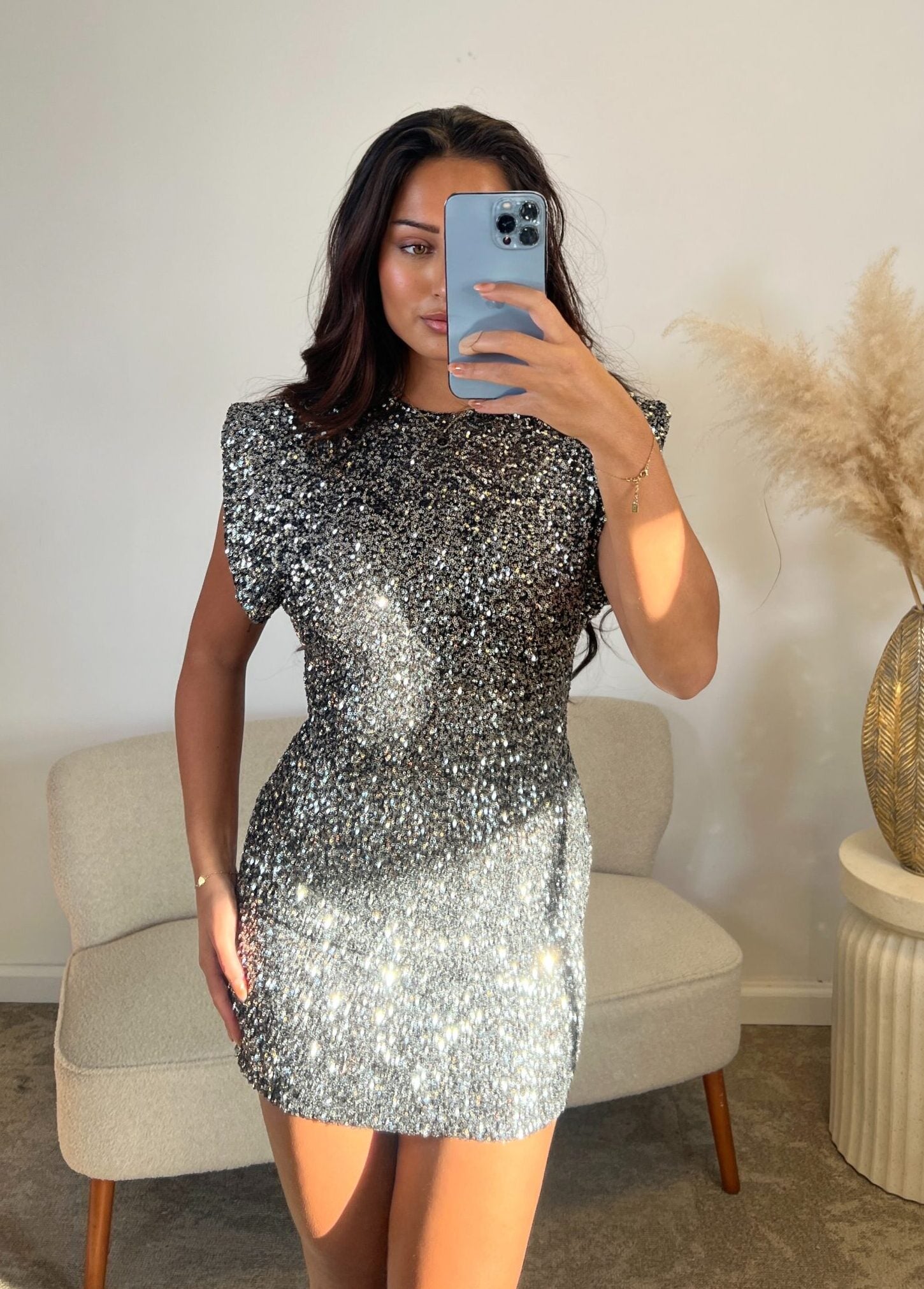 HELENA SPARKLING MINI DRESS