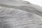 Elika Silver Backless Party Mini Dress