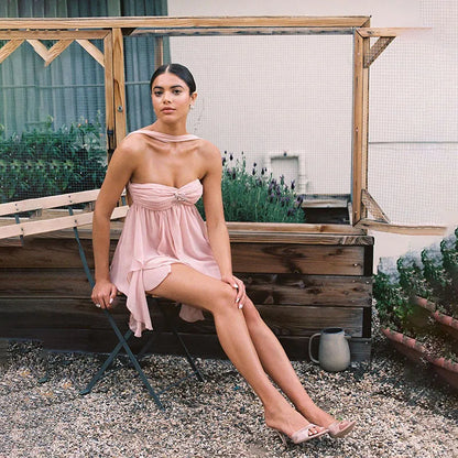 Halter Mini Season Dress