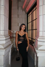 TARA MAXI DRESS-BLACK