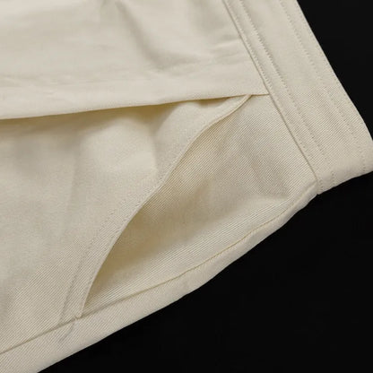 Chic Lapel Pocket Two-Piece Set