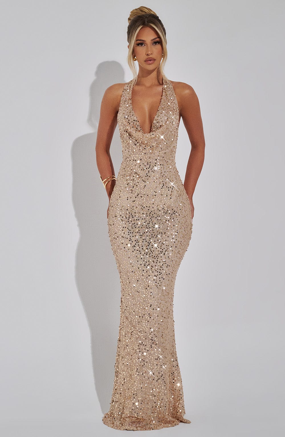 CHIC MELU SPARKLE MAXI DRESS