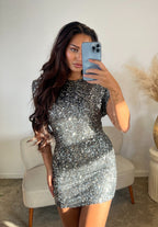 HELENA SPARKLING MINI DRESS