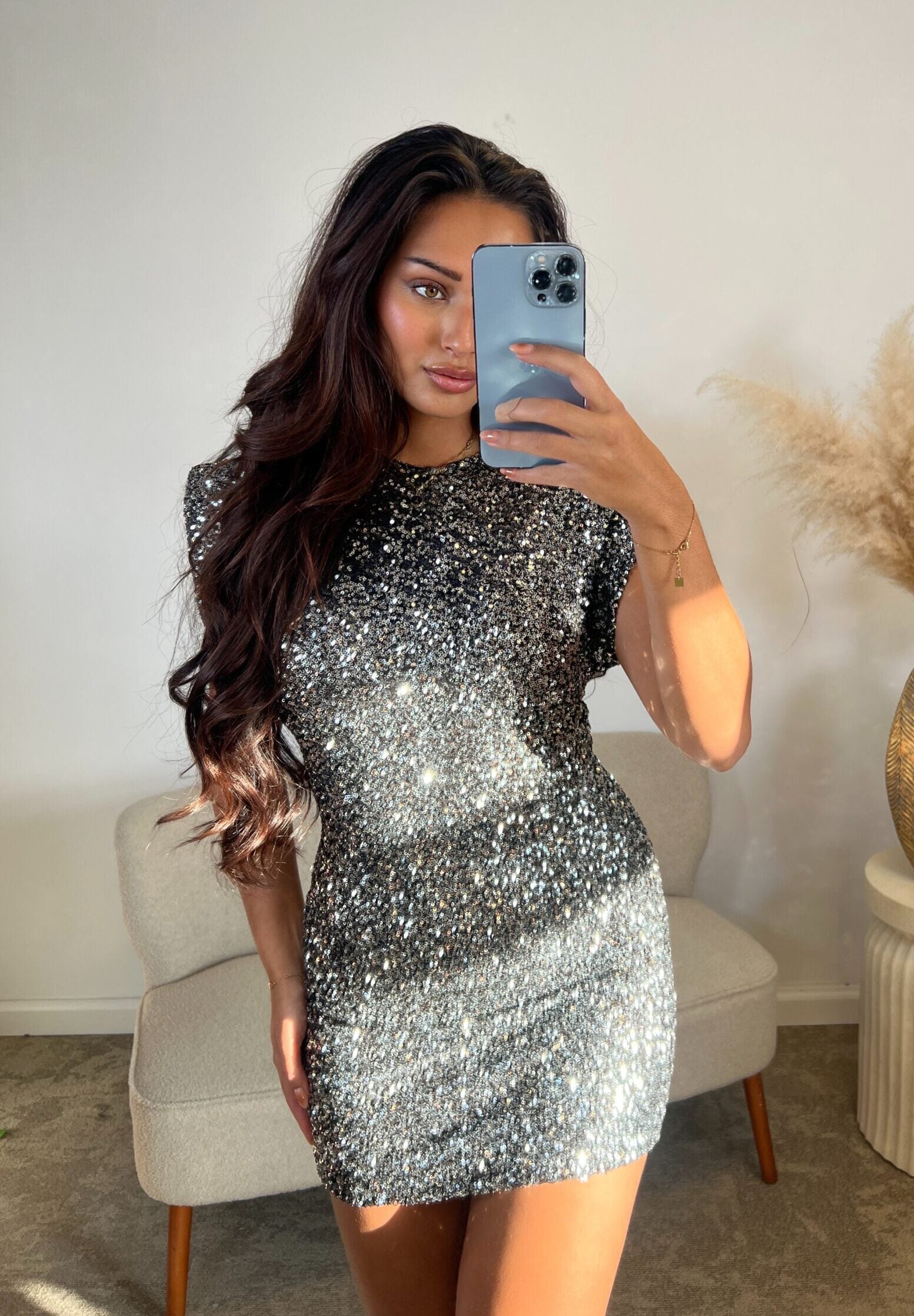 HELENA SPARKLING MINI DRESS