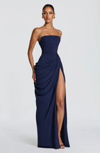 ATHENA MAXI DRESS-BLACK aclosy