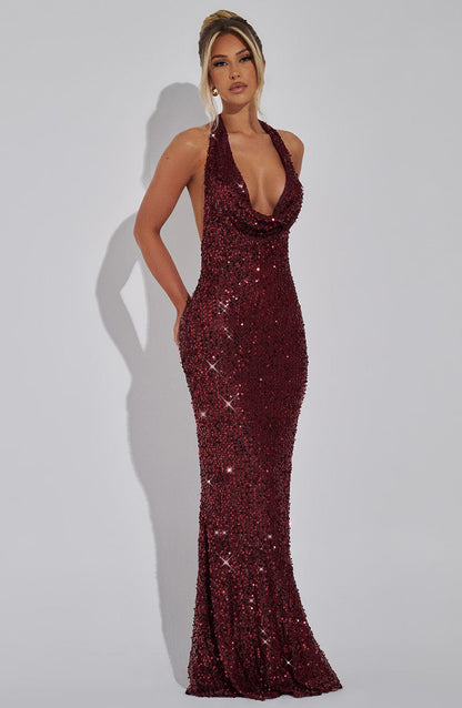 CHIC MELU SPARKLE MAXI DRESS