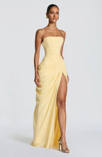 ATHENA MAXI DRESS-BLACK aclosy