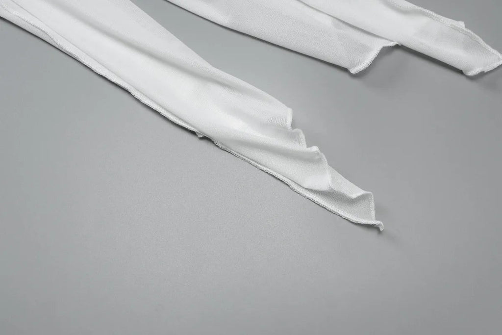 CHIC ELEGANT MAXI DRESS-WHITE Aclosy