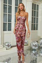 Eruka Off-shoulder Sequined Evening Maxi Dress