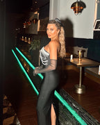 CLERNA STRAPLESS BANDAGE DRESS